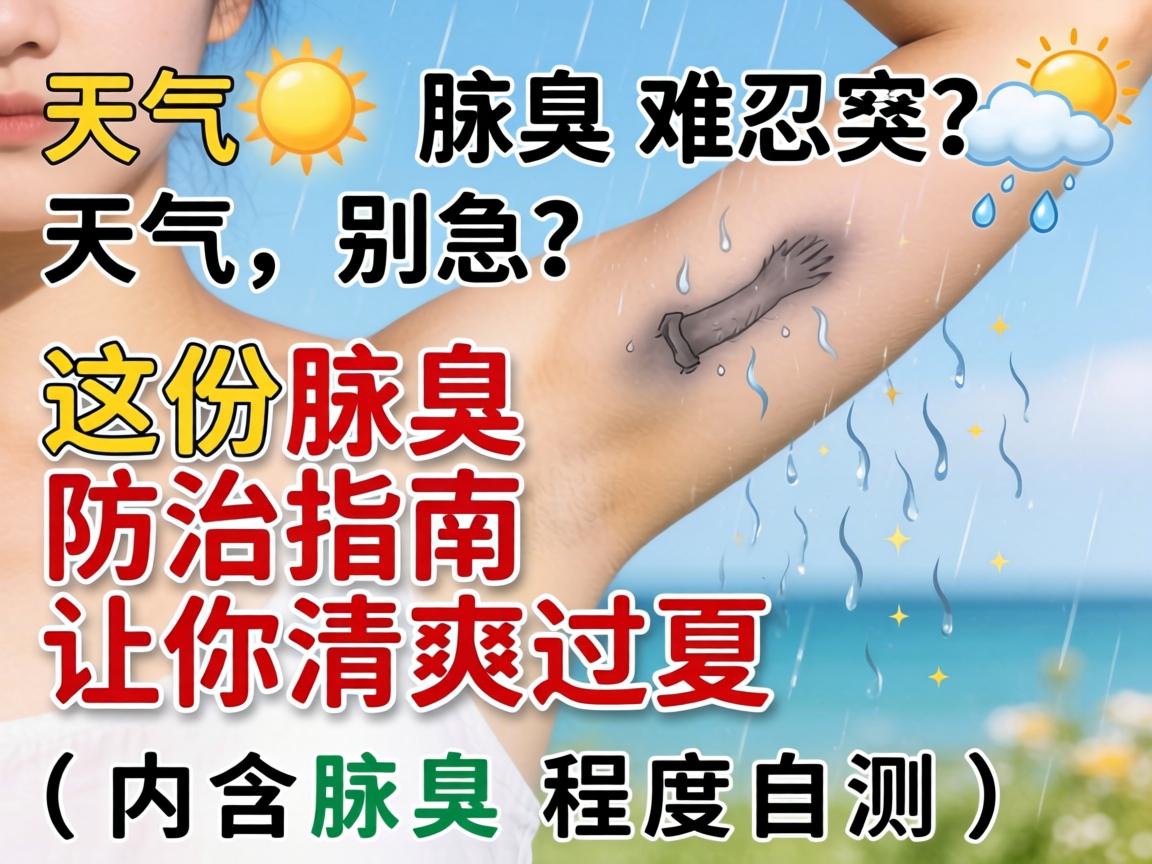 天气热腋臭难忍?别急,这份腋臭防治指南让你清爽过夏(内含腋臭程度自测表) 天气热腋臭难忍?别急,这份腋臭防治指南让你清爽过夏(内含腋臭程度自测表)