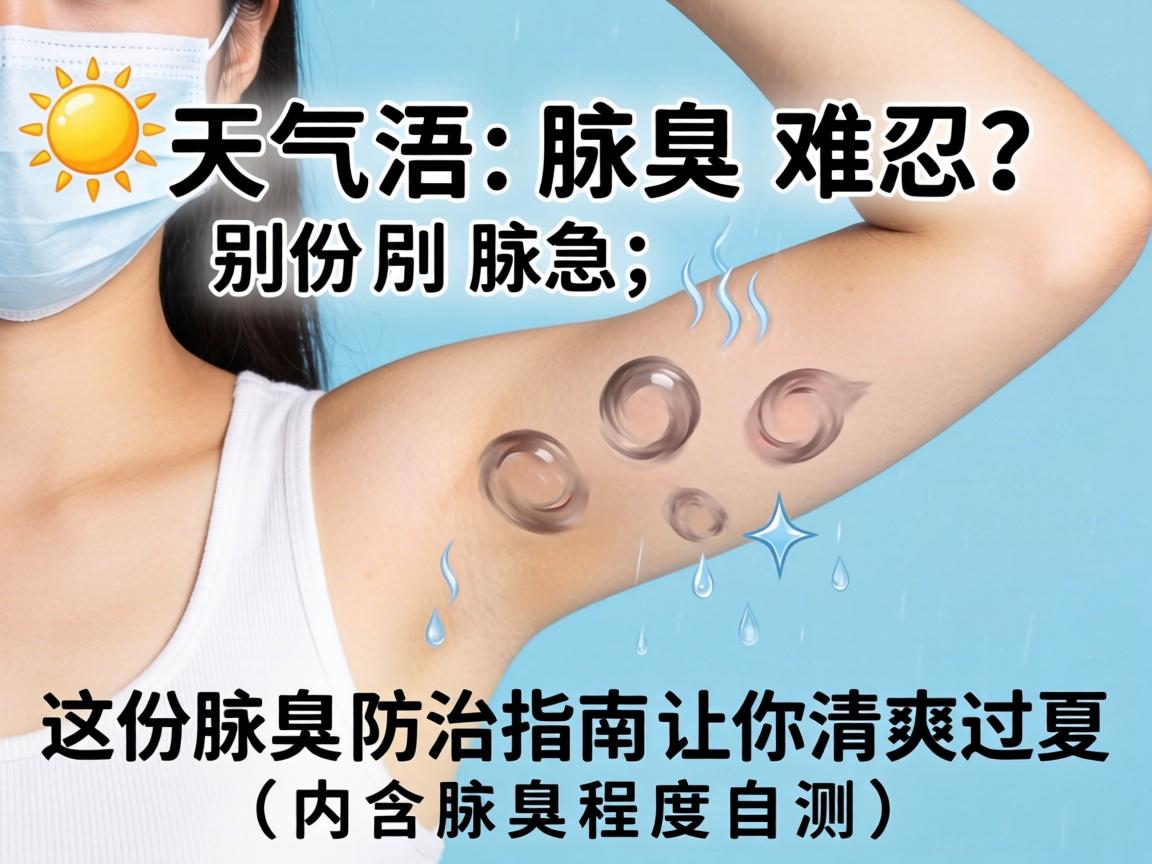 天气热腋臭难忍?别急,这份腋臭防治指南让你清爽过夏(内含腋臭程度自测表) 天气热腋臭难忍?别急,这份腋臭防治指南让你清爽过夏(内含腋臭程度自测表)