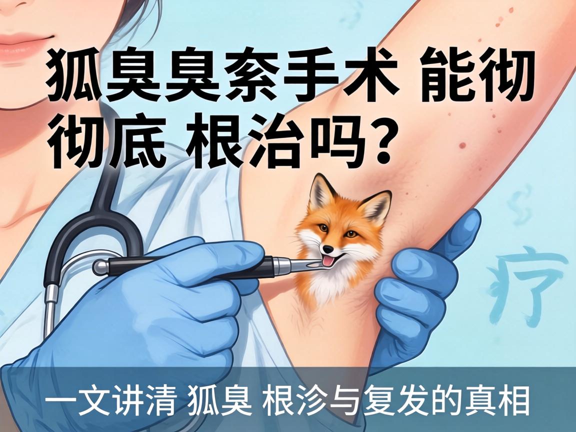 狐臭手术能彻底根治吗?一文讲清狐臭根治与复发的真相 狐臭手术能彻底根治吗?一文讲清狐臭根治与复发的真相