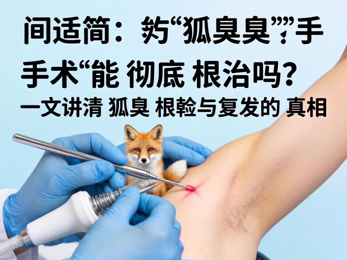 狐臭手术能彻底根治吗?一文讲清狐臭根治与复发的真相 狐臭手术能彻底根治吗?一文讲清狐臭根治与复发的真相
