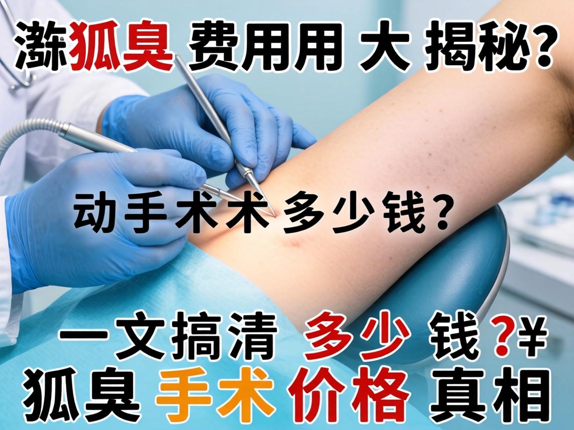狐臭手术费用大揭秘,动手术多少钱?一文搞清狐臭手术价格真相 狐臭手术费用大揭秘,动手术多少钱?一文搞清狐臭手术价格真相