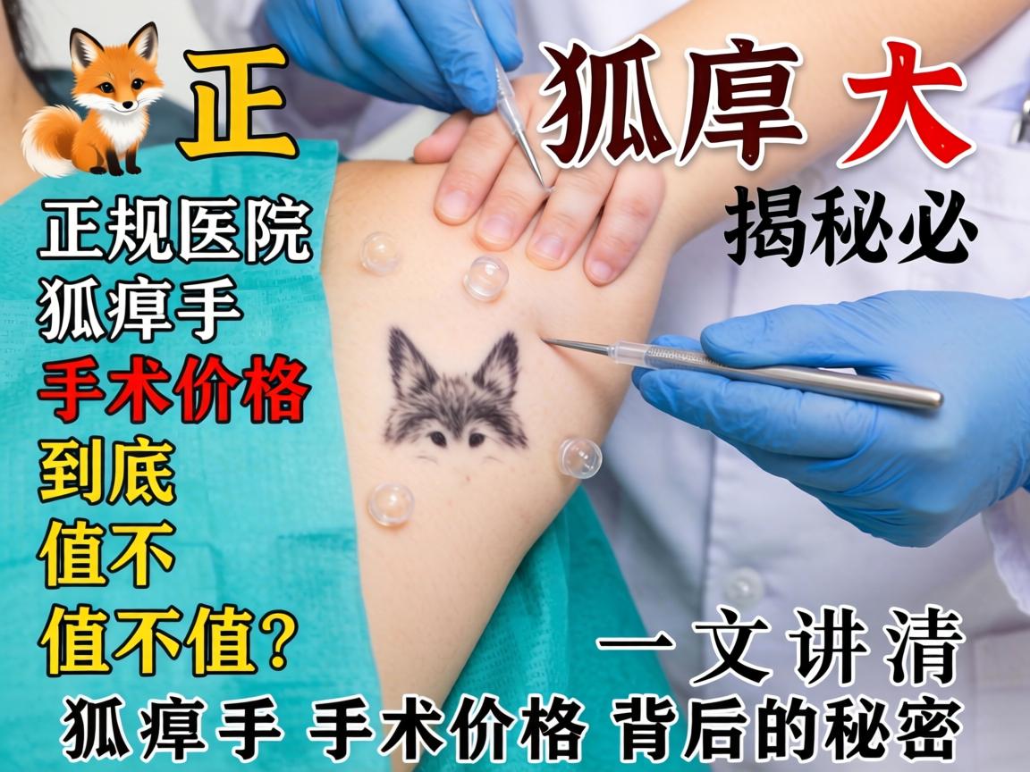 狐臭手术价格大揭秘，正规医院狐臭手术价格到底值不值？一文讲清狐臭手术价格背后的秘密