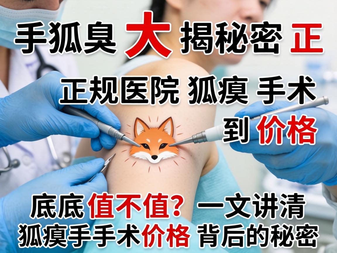 狐臭手术价格大揭秘，正规医院狐臭手术价格到底值不值？一文讲清狐臭手术价格背后的秘密