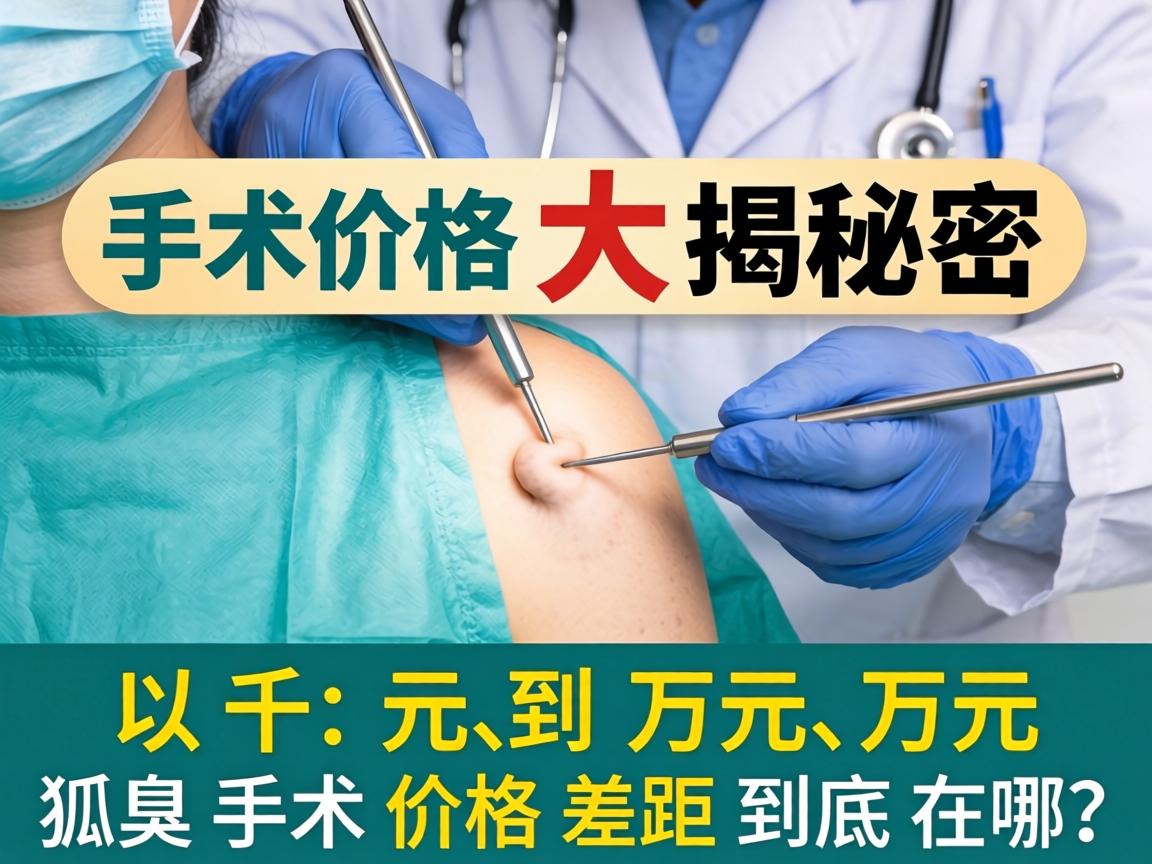狐臭手术价格大揭秘,从千元到万元,狐臭手术价格差距到底在哪? 狐臭手术价格大揭秘,从千元到万元,狐臭手术价格差距到底在哪?