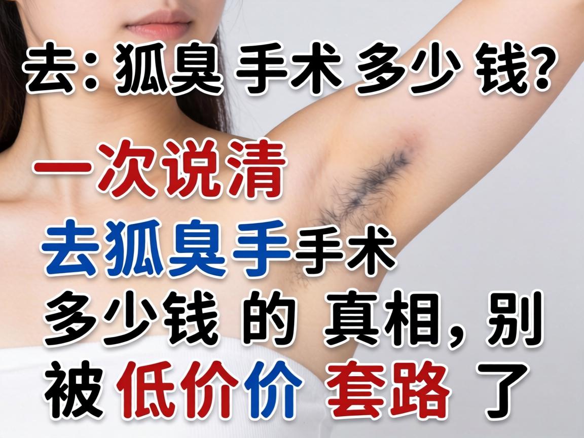 去狐臭手术多少钱?一次说清去狐臭手术多少钱的真相,别被低价套路了 去狐臭手术多少钱?一次说清去狐臭手术多少钱的真相,别被低价套路了