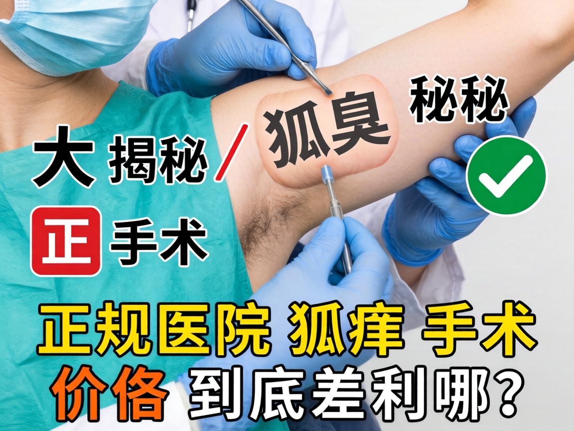 狐臭手术价格大揭秘,正规医院狐臭手术价格到底差在哪? 狐臭手术价格大揭秘,正规医院狐臭手术价格到底差在哪?