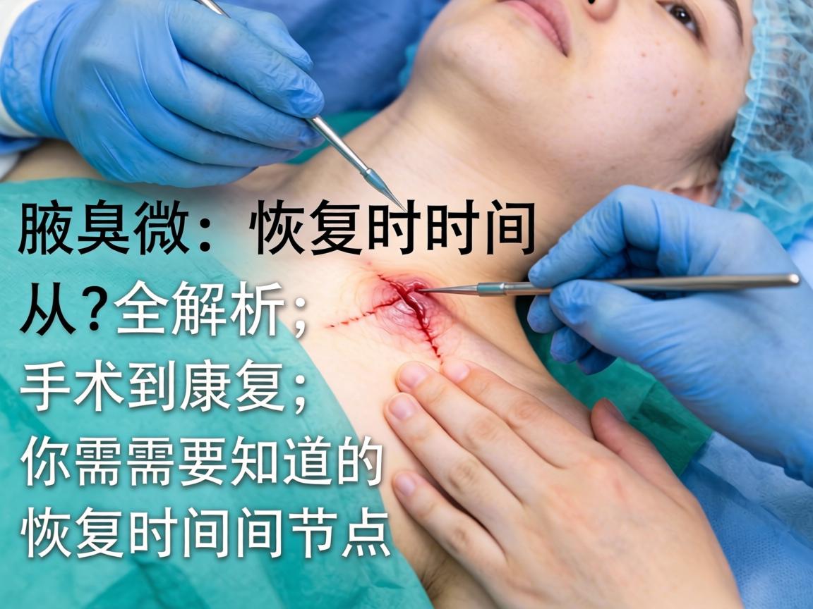 腋臭微创手术恢复时间全解析，从手术到康复，你需要知道的恢复时间节点