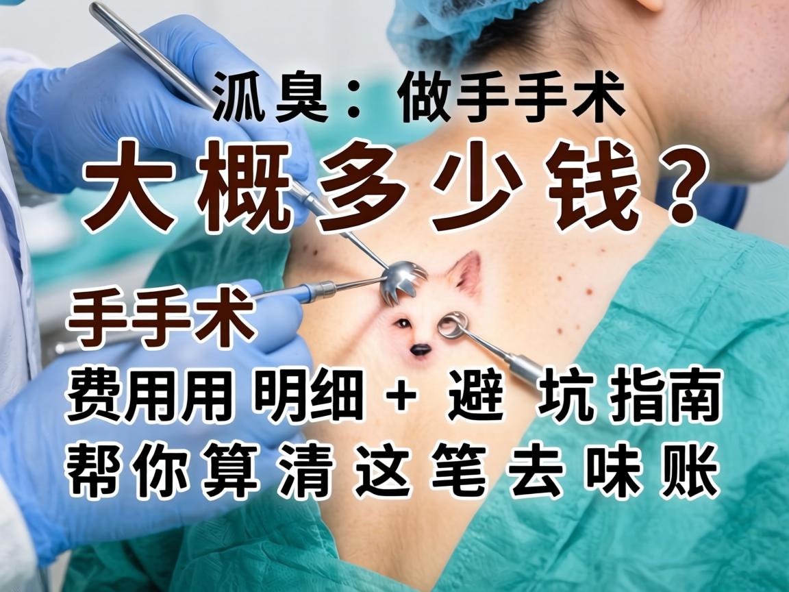 狐臭做手术大概多少钱?手术费用明细+避坑指南,帮你算清这笔去味账 狐臭做手术大概多少钱?手术费用明细+避坑指南,帮你算清这笔去味账