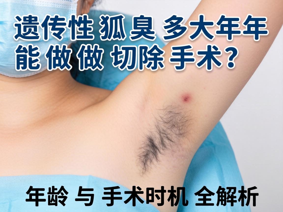 遗传性狐臭多大年龄能做切除手术？年龄与手术时机全解析