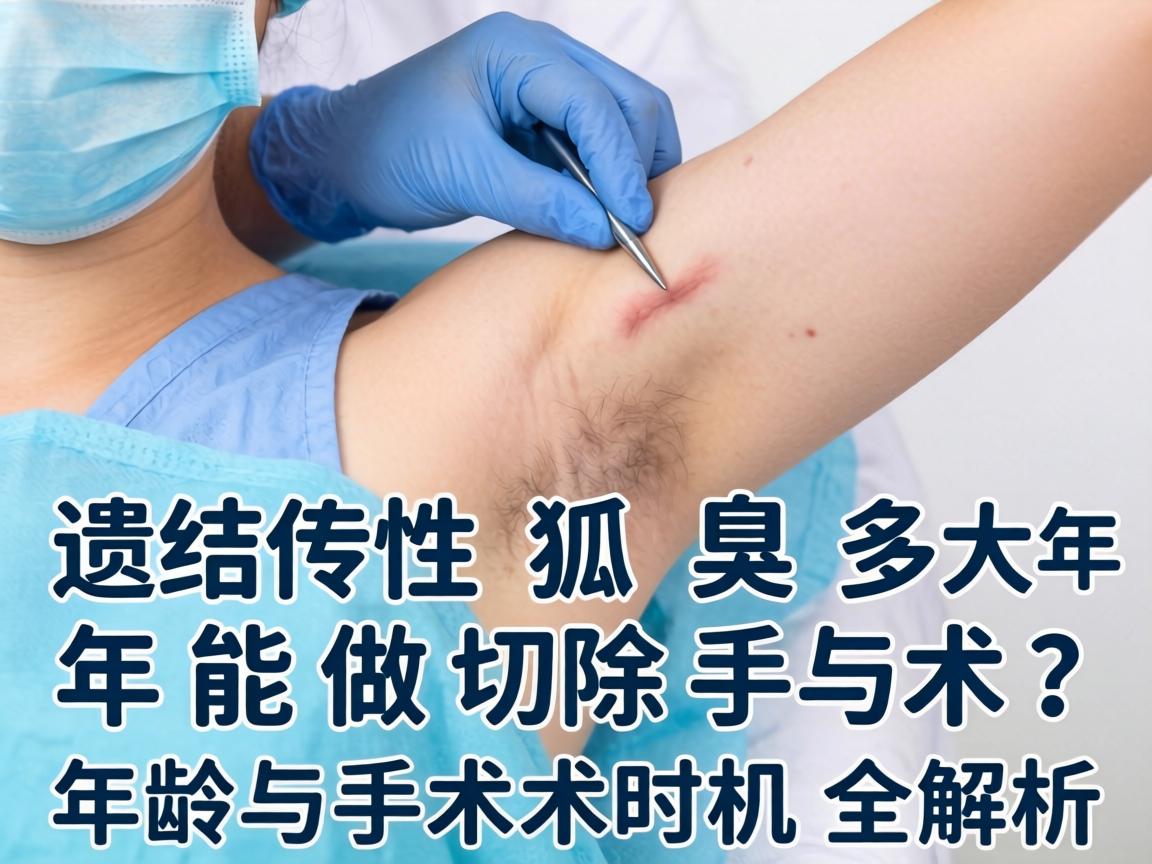 遗传性狐臭多大年龄能做切除手术？年龄与手术时机全解析