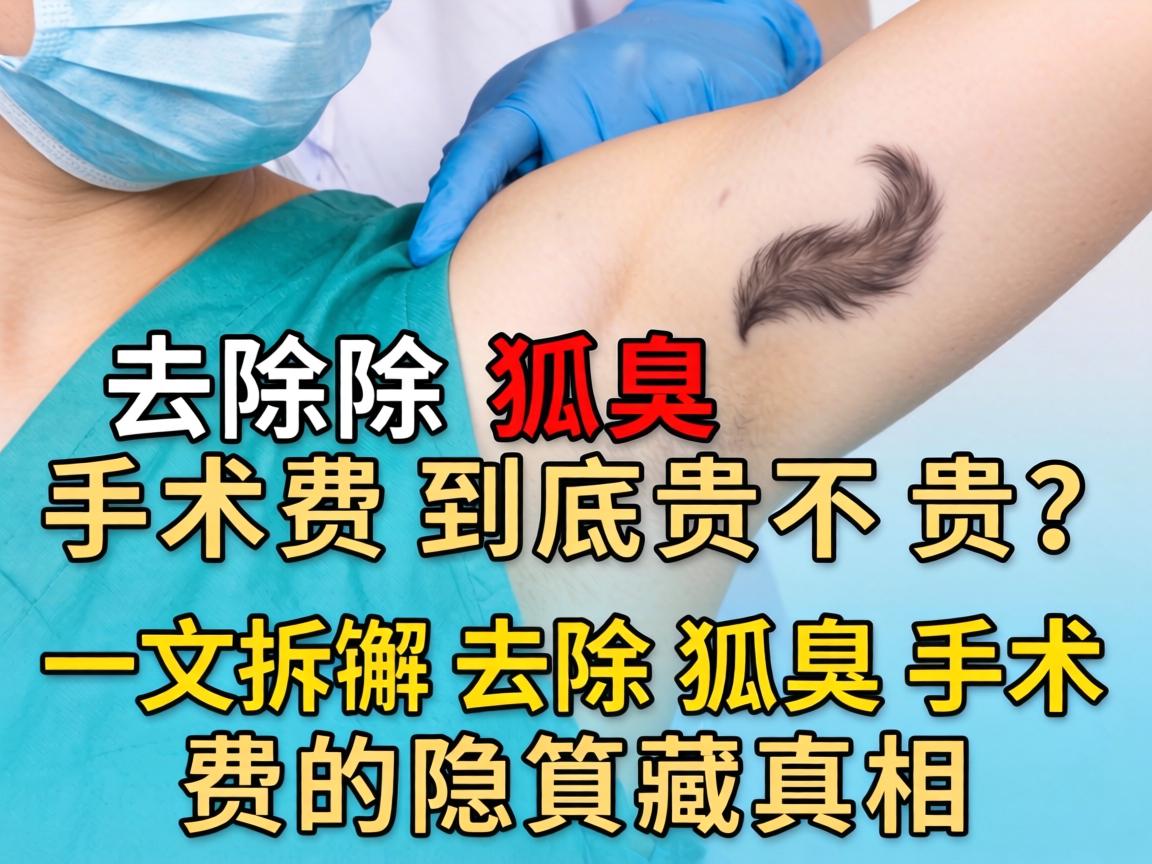 去除狐臭手术费到底贵不贵？一文拆解去除狐臭手术费的隐藏真相