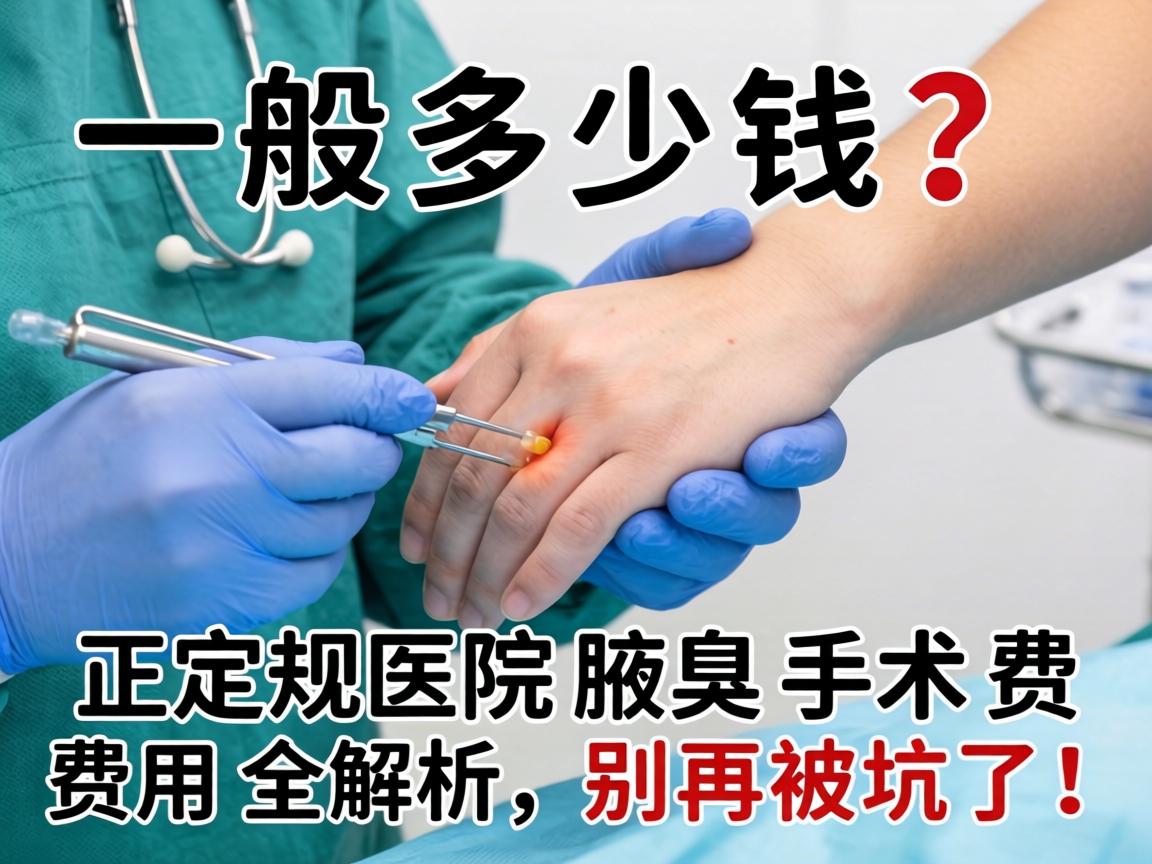 腋臭手术一般多少钱？正规医院腋臭手术费用全解析，别再被坑了！
