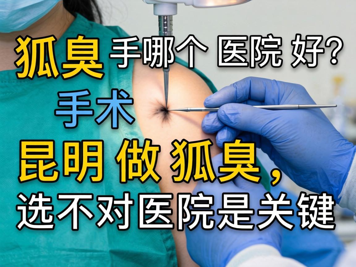 狐臭手术哪个医院好?昆明做狐臭,选对医院是关键 狐臭手术哪个医院好?昆明做狐臭,选对医院是关键