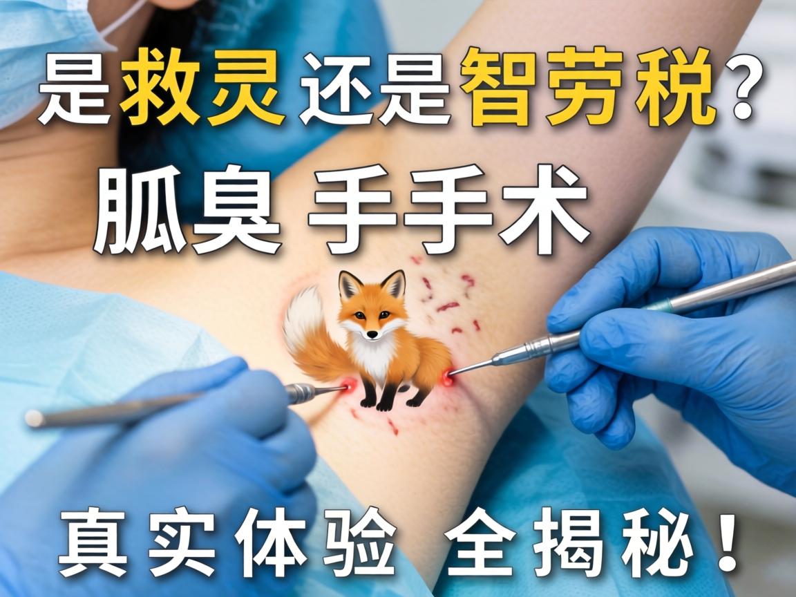 狐臭做手术,是救星还是智商税?腋臭手术真实体验全揭秘! 狐臭做手术,是救星还是智商税?腋臭手术真实体验全揭秘!