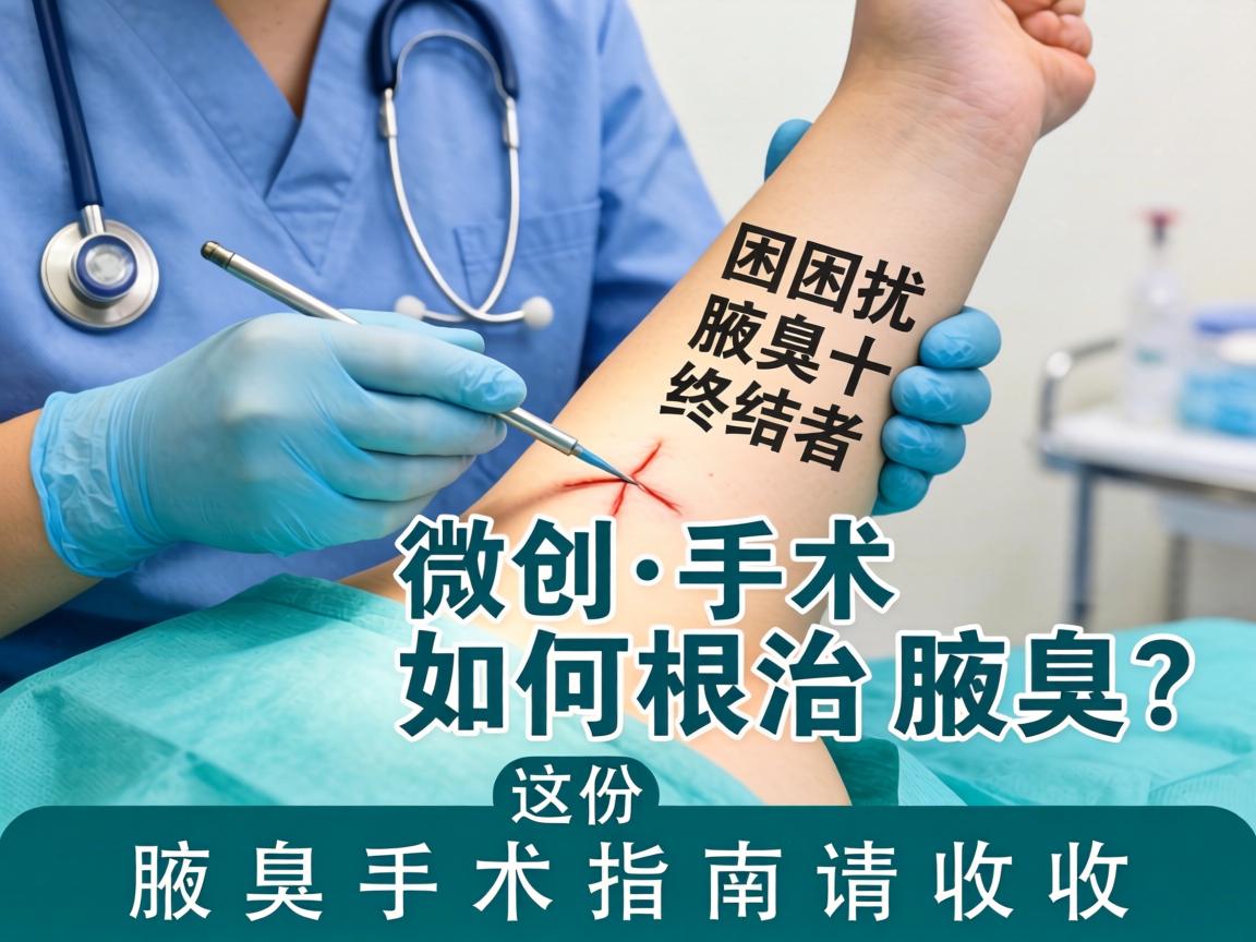 腋臭困扰终结者，微创手术如何根治腋臭？这份腋臭手术指南请收好