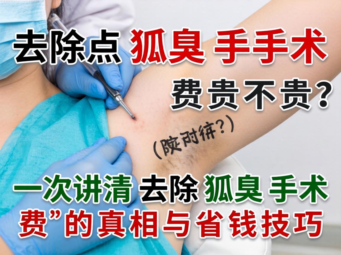 去除狐臭手术费贵不贵？一次讲清去除狐臭手术费的真相与省钱技巧