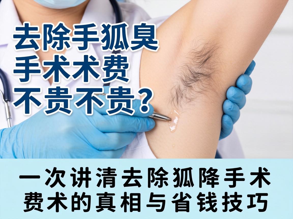 去除狐臭手术费贵不贵？一次讲清去除狐臭手术费的真相与省钱技巧
