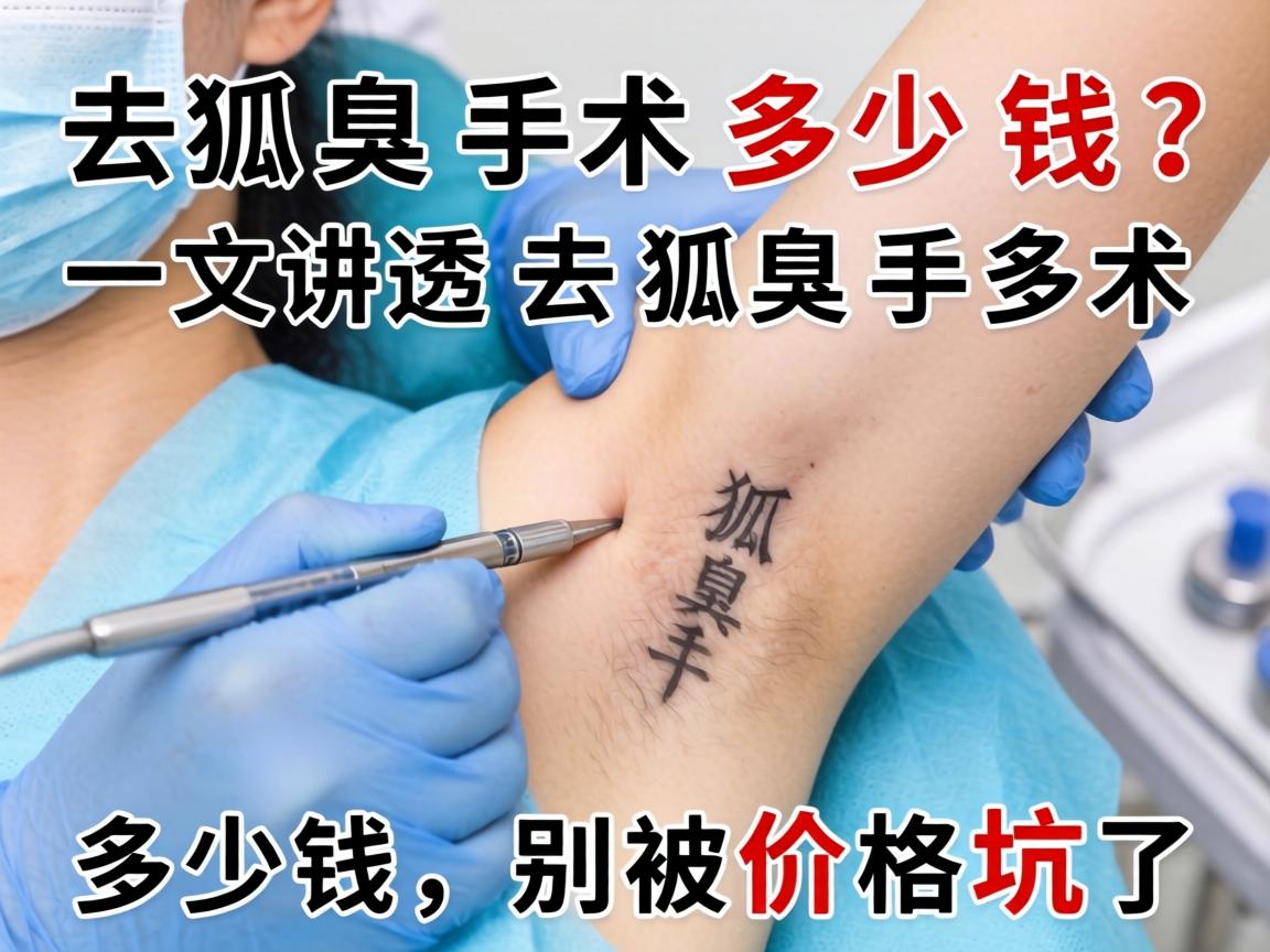 去狐臭手术多少钱？一文讲透去狐臭手术多少钱，别被价格坑了