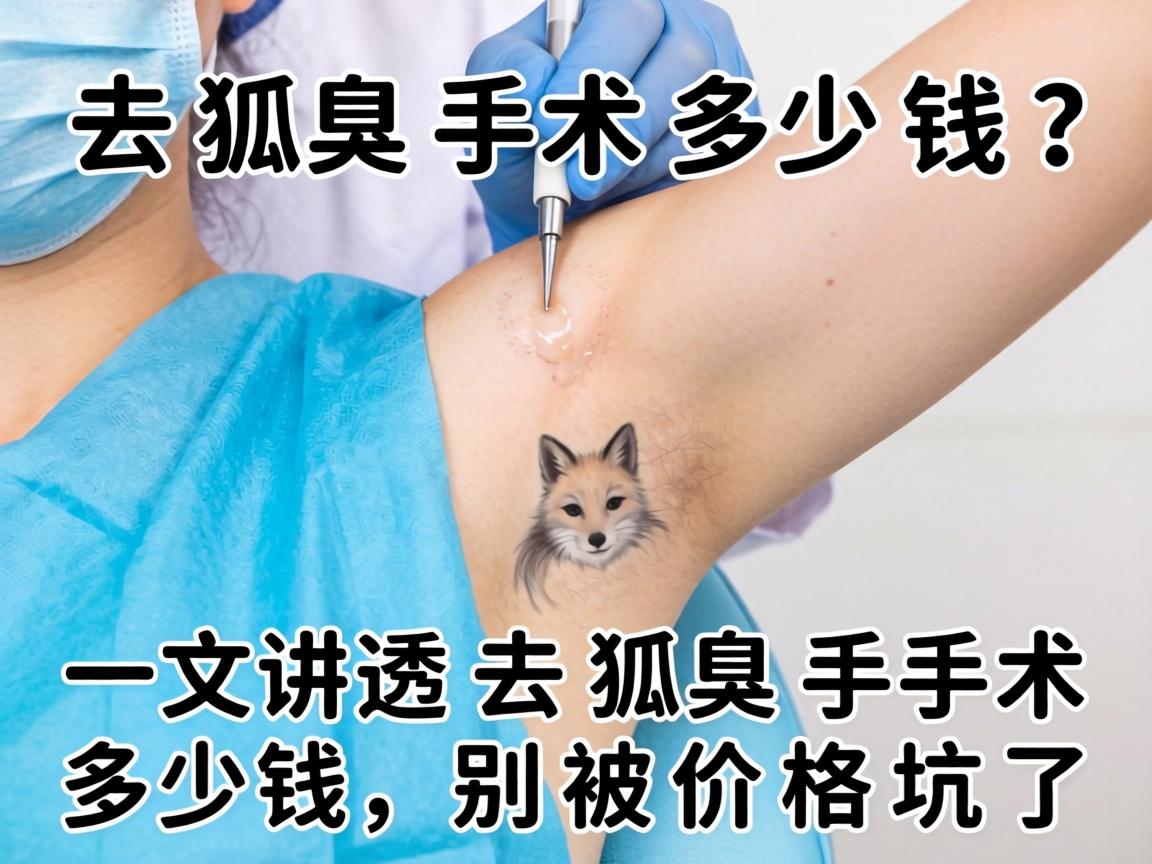 去狐臭手术多少钱？一文讲透去狐臭手术多少钱，别被价格坑了