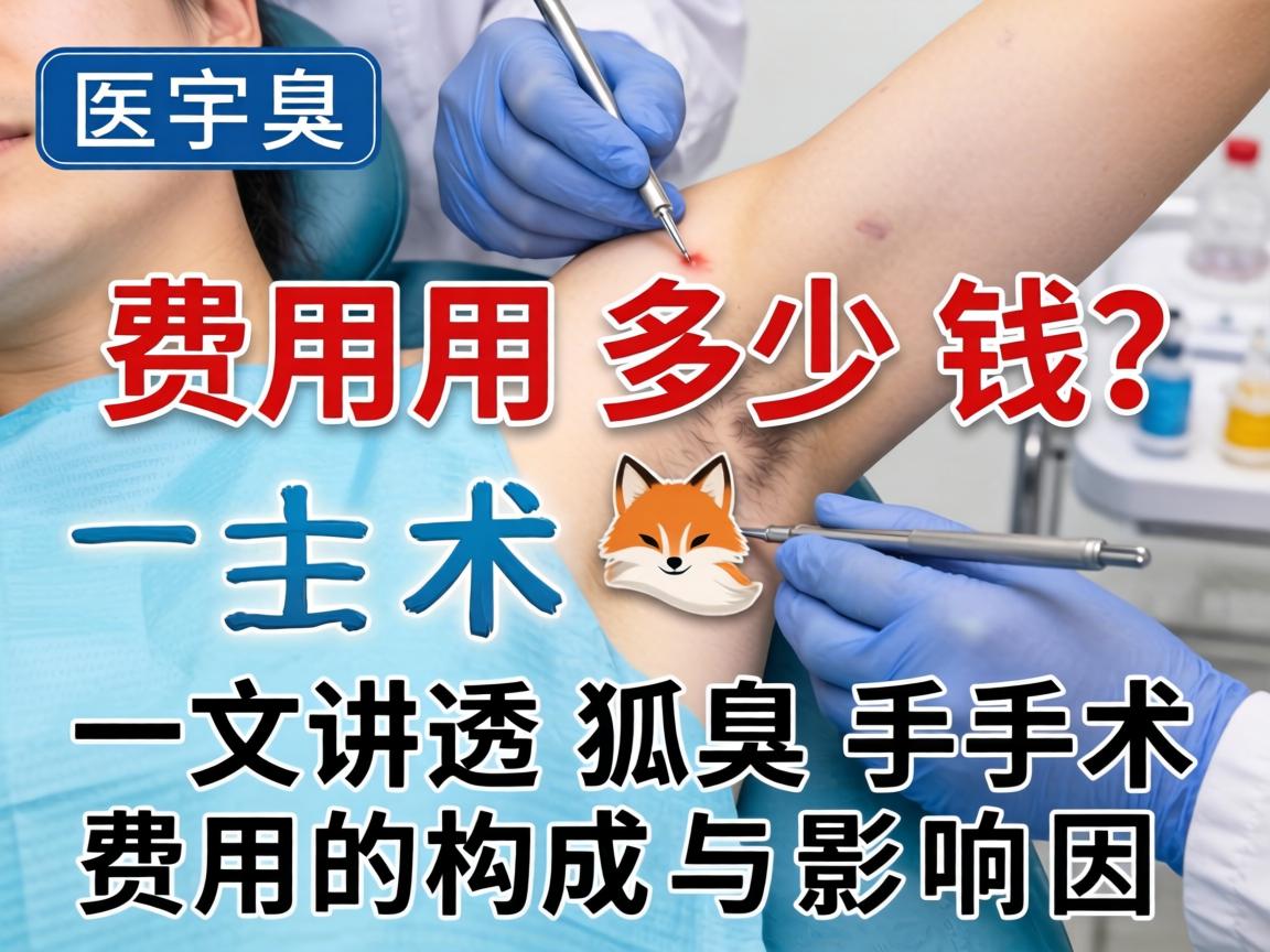 狐臭手术费用多少钱?一文讲透狐臭手术费用的构成与影响因素 狐臭手术费用多少钱?一文讲透狐臭手术费用的构成与影响因素