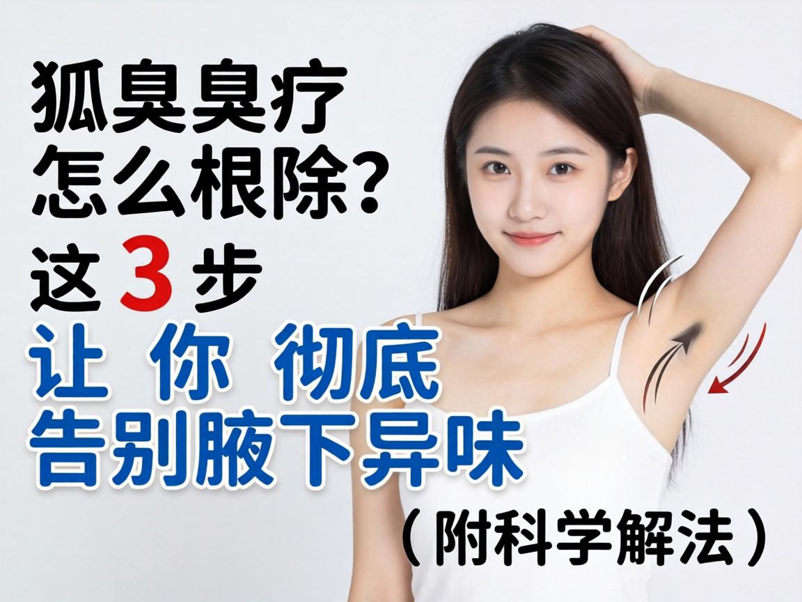 狐臭怎么根除？这3步让你彻底告别腋下异味（附科学解法）