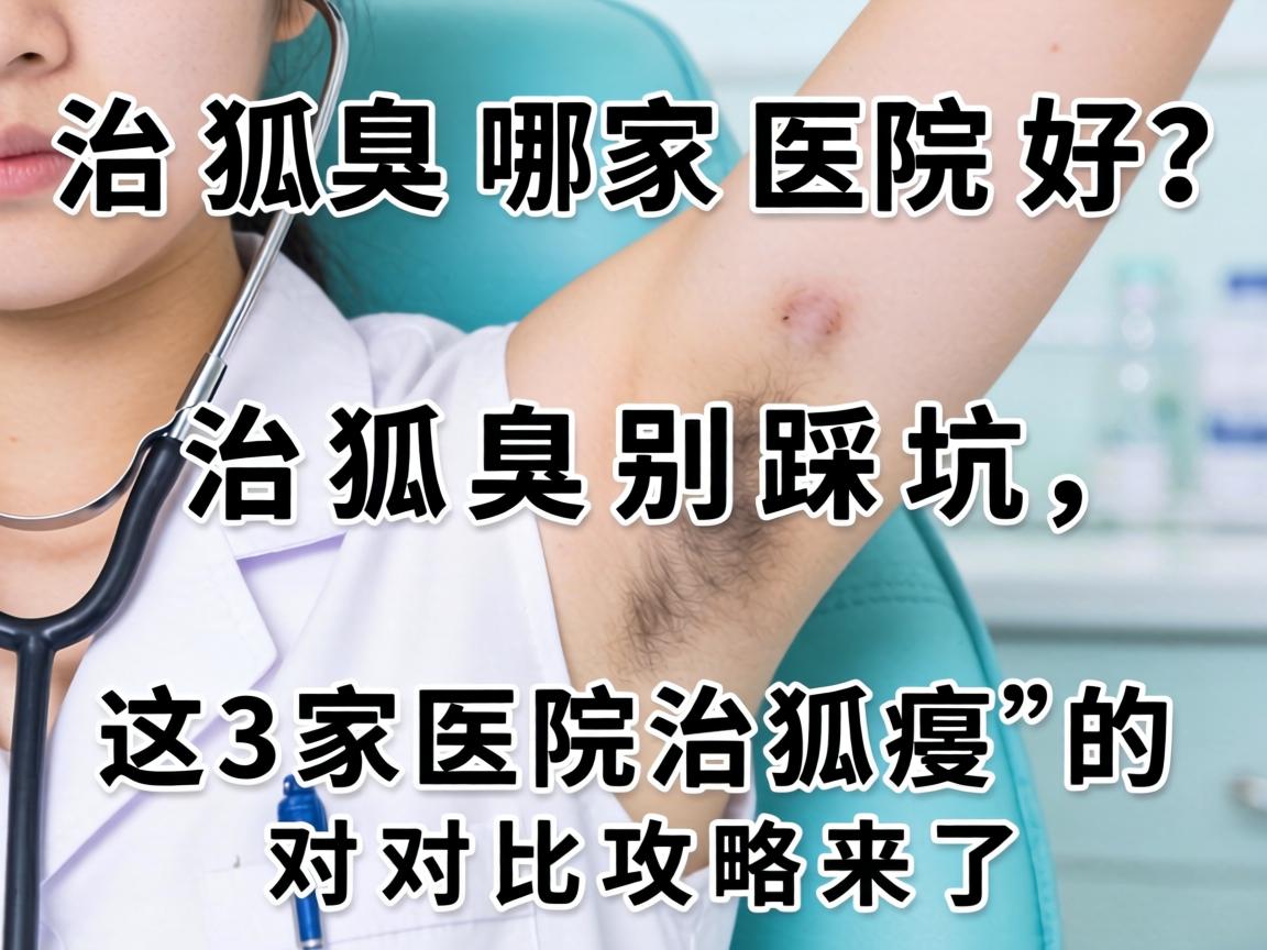 治狐臭哪家医院好？治狐臭别踩坑，这3家医院治狐臭的对比攻略来了