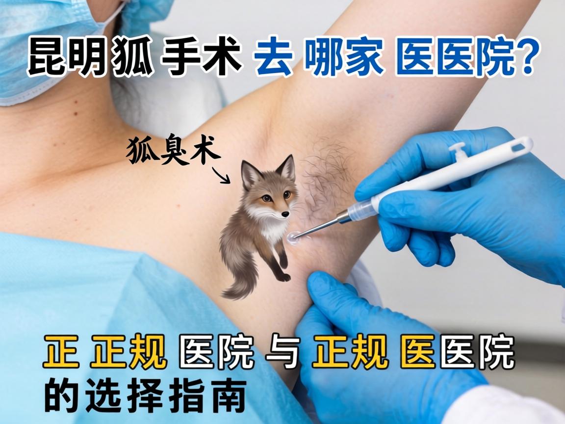 昆明狐臭手术去哪家医院？正规医院与正规医院的选择指南