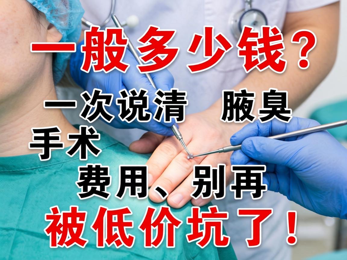腋臭手术一般多少钱?一次说清腋臭手术费用,别再被低价坑了! 腋臭手术一般多少钱?一次说清腋臭手术费用,别再被低价坑了!