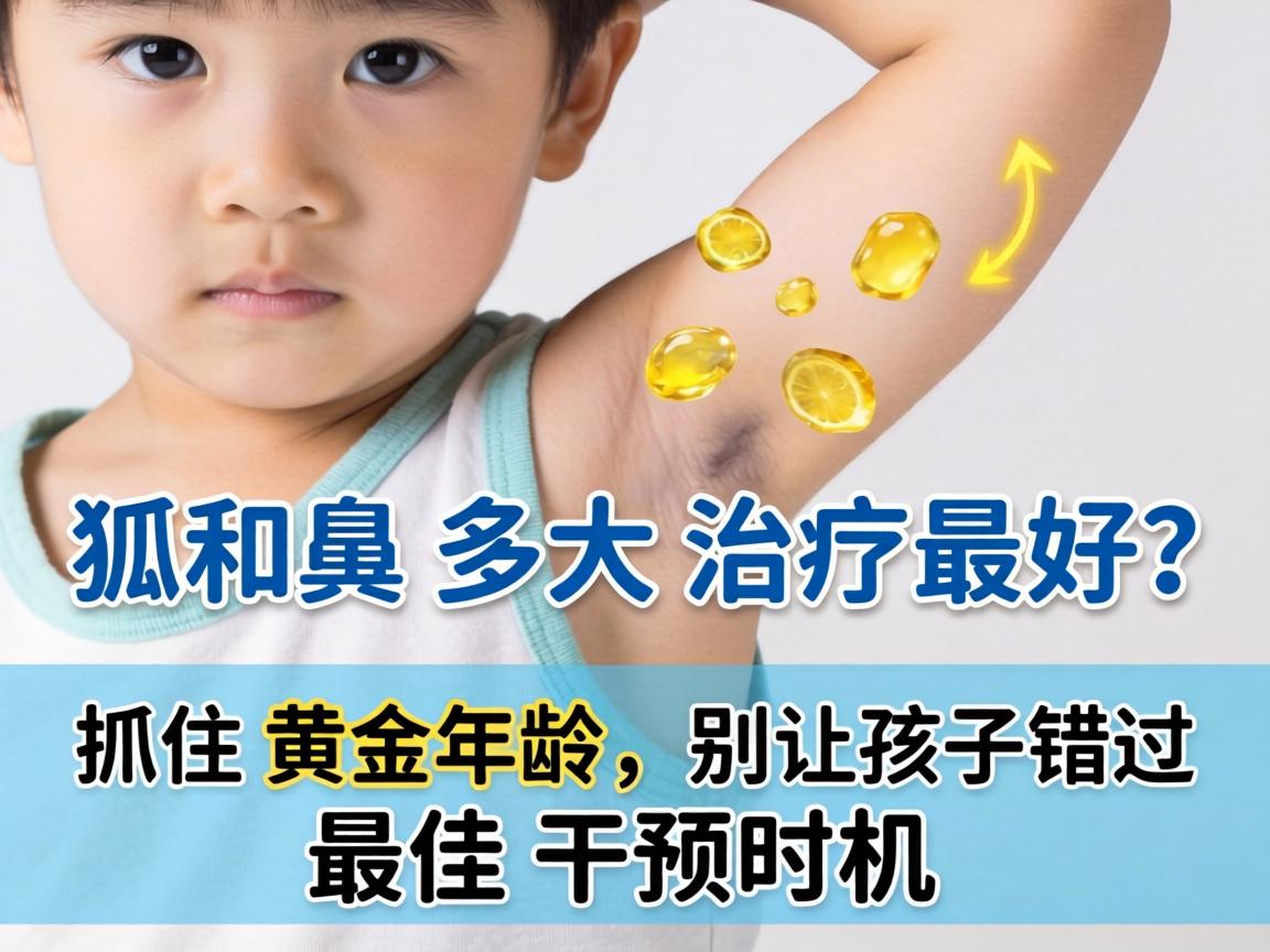 儿童狐臭多大治疗最好?抓住黄金年龄,别让孩子错过最佳干预时机 儿童狐臭多大治疗最好?抓住黄金年龄,别让孩子错过最佳干预时机
