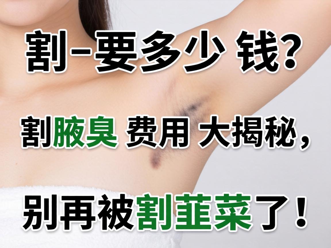 割腋臭要多少钱?割腋臭费用大揭秘,别再被割韭菜了! 割腋臭要多少钱?割腋臭费用大揭秘,别再被割韭菜了!