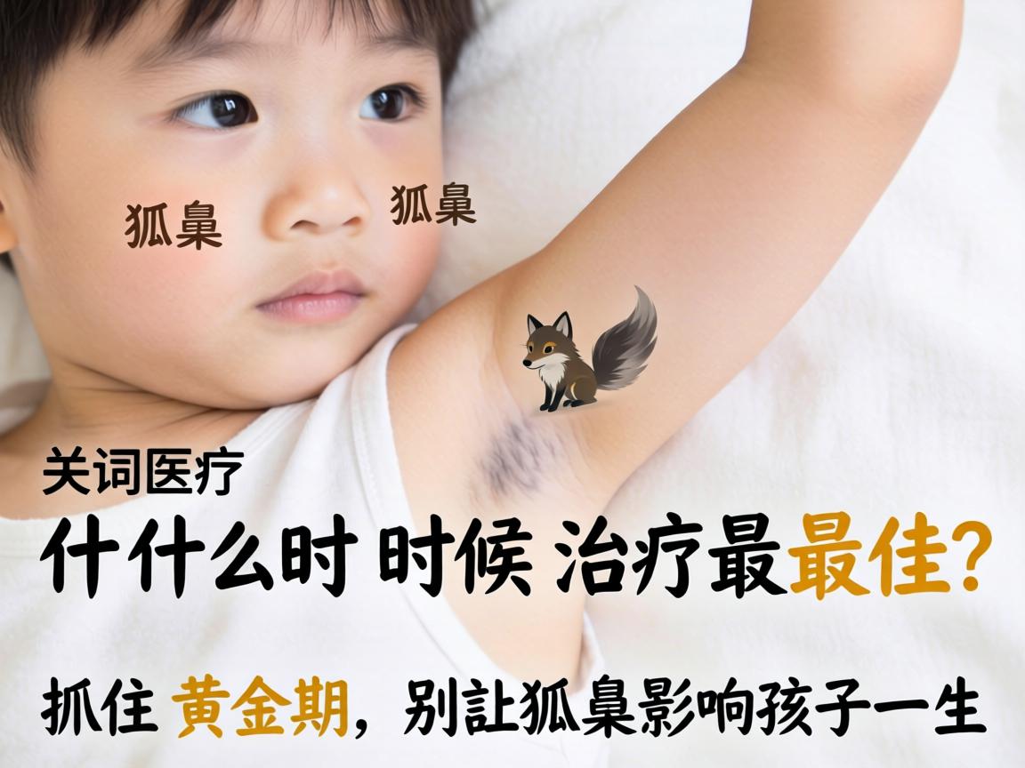 小孩狐臭什么时候治疗最佳?抓住黄金期,别让狐臭影响孩子一生 小孩狐臭什么时候治疗最佳?抓住黄金期,别让狐臭影响孩子一生