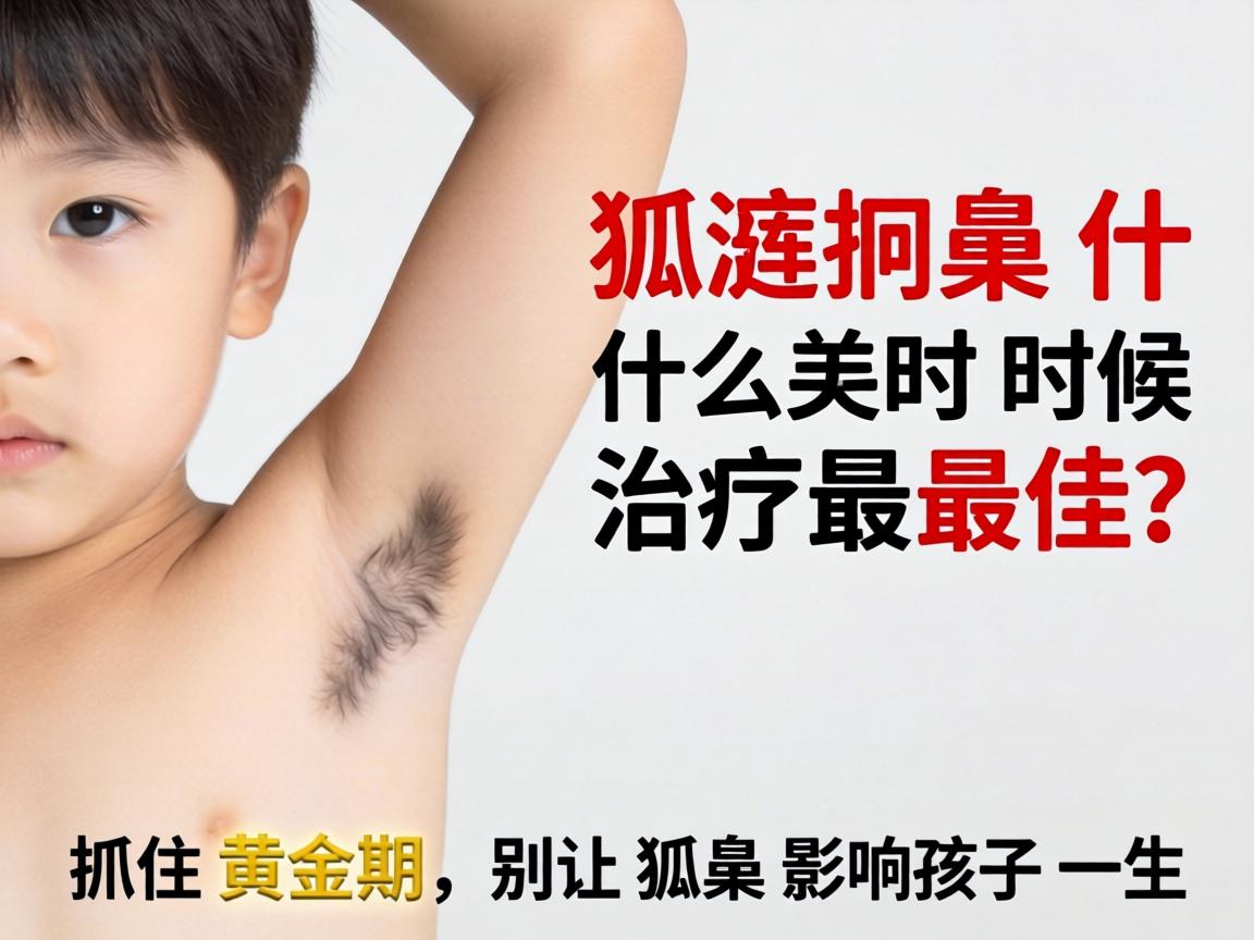 小孩狐臭什么时候治疗最佳?抓住黄金期,别让狐臭影响孩子一生 小孩狐臭什么时候治疗最佳?抓住黄金期,别让狐臭影响孩子一生