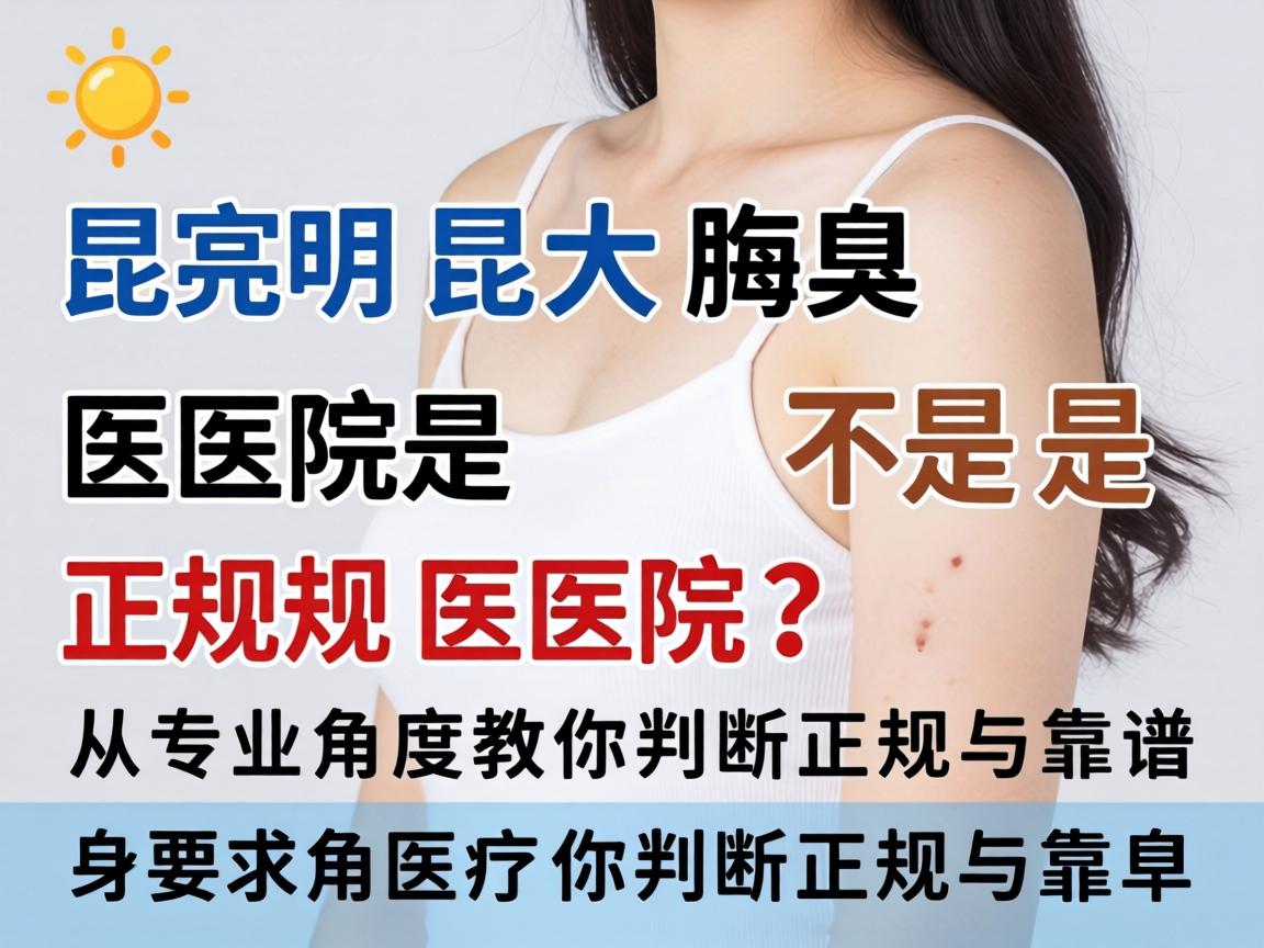 昆明昆大腋臭医院是不是正规医院?从专业角度教你判断正规与靠谱 昆明昆大腋臭医院是不是正规医院?从专业角度教你判断正规与靠谱
