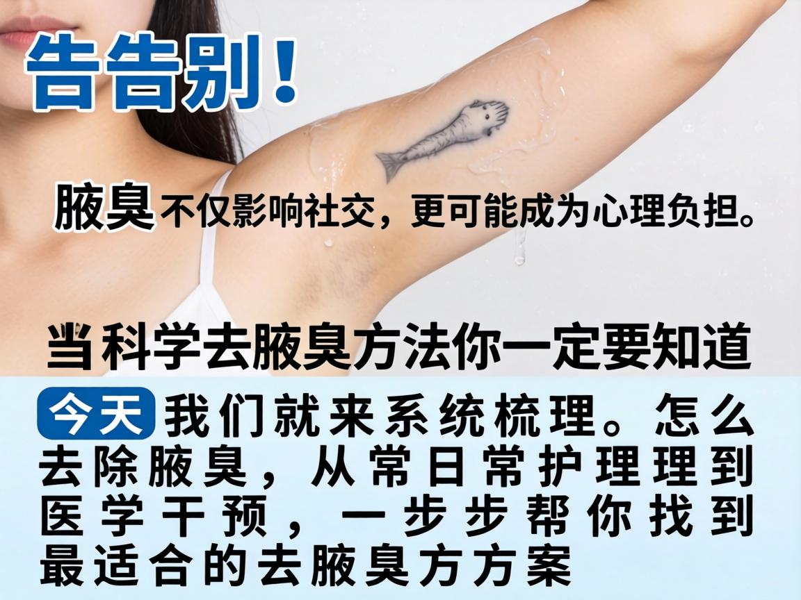 告别腋臭尴尬,这些科学去腋臭方法你一定要知道!腋臭不仅影响社交,更可能成为心理负担。今天我们就来系统梳理,怎么去除腋臭,从日常护理到医学干预,一步步帮你找到最适合的去腋臭方案 告别腋臭尴尬,这些科学去腋臭方法你一定要知道!腋臭不仅影响社交,更可能成为心理负担。今天我们就来系统梳理,怎么去除腋臭,从日常护理到医学干预,一步步帮你找到最适合的去腋臭方案