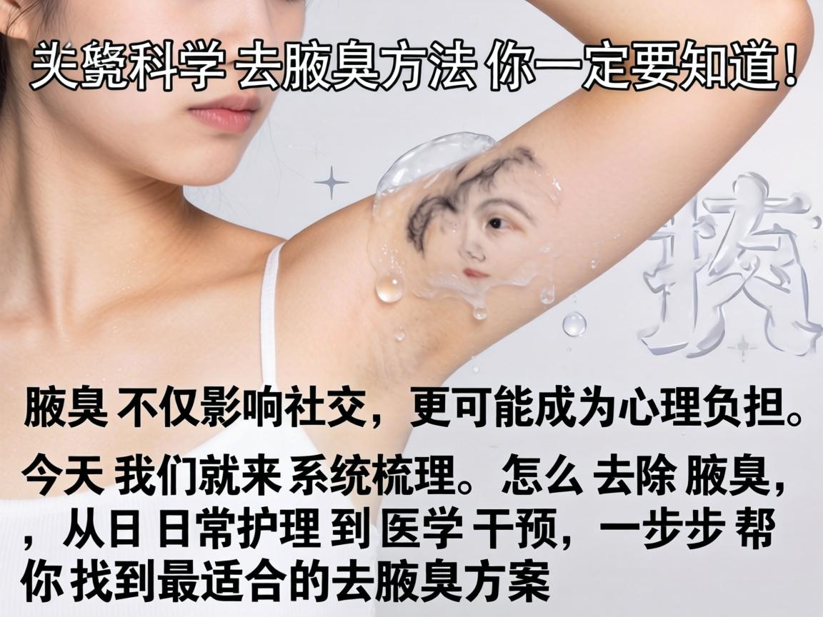 告别腋臭尴尬,这些科学去腋臭方法你一定要知道!腋臭不仅影响社交,更可能成为心理负担。今天我们就来系统梳理,怎么去除腋臭,从日常护理到医学干预,一步步帮你找到最适合的去腋臭方案 告别腋臭尴尬,这些科学去腋臭方法你一定要知道!腋臭不仅影响社交,更可能成为心理负担。今天我们就来系统梳理,怎么去除腋臭,从日常护理到医学干预,一步步帮你找到最适合的去腋臭方案