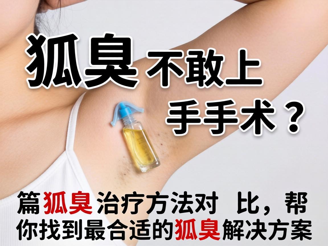 狐臭不敢手术?这篇狐臭治疗方法对比,帮你找到最合适的狐臭解决方案 狐臭不敢手术?这篇狐臭治疗方法对比,帮你找到最合适的狐臭解决方案