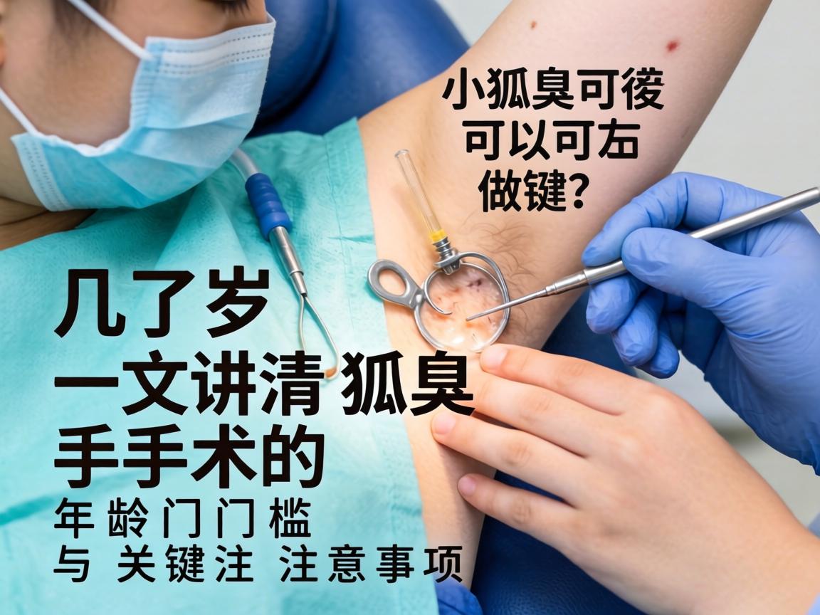 狐臭手术几岁可以做?一文讲清狐臭手术的年龄门槛与关键注意事项 狐臭手术几岁可以做?一文讲清狐臭手术的年龄门槛与关键注意事项