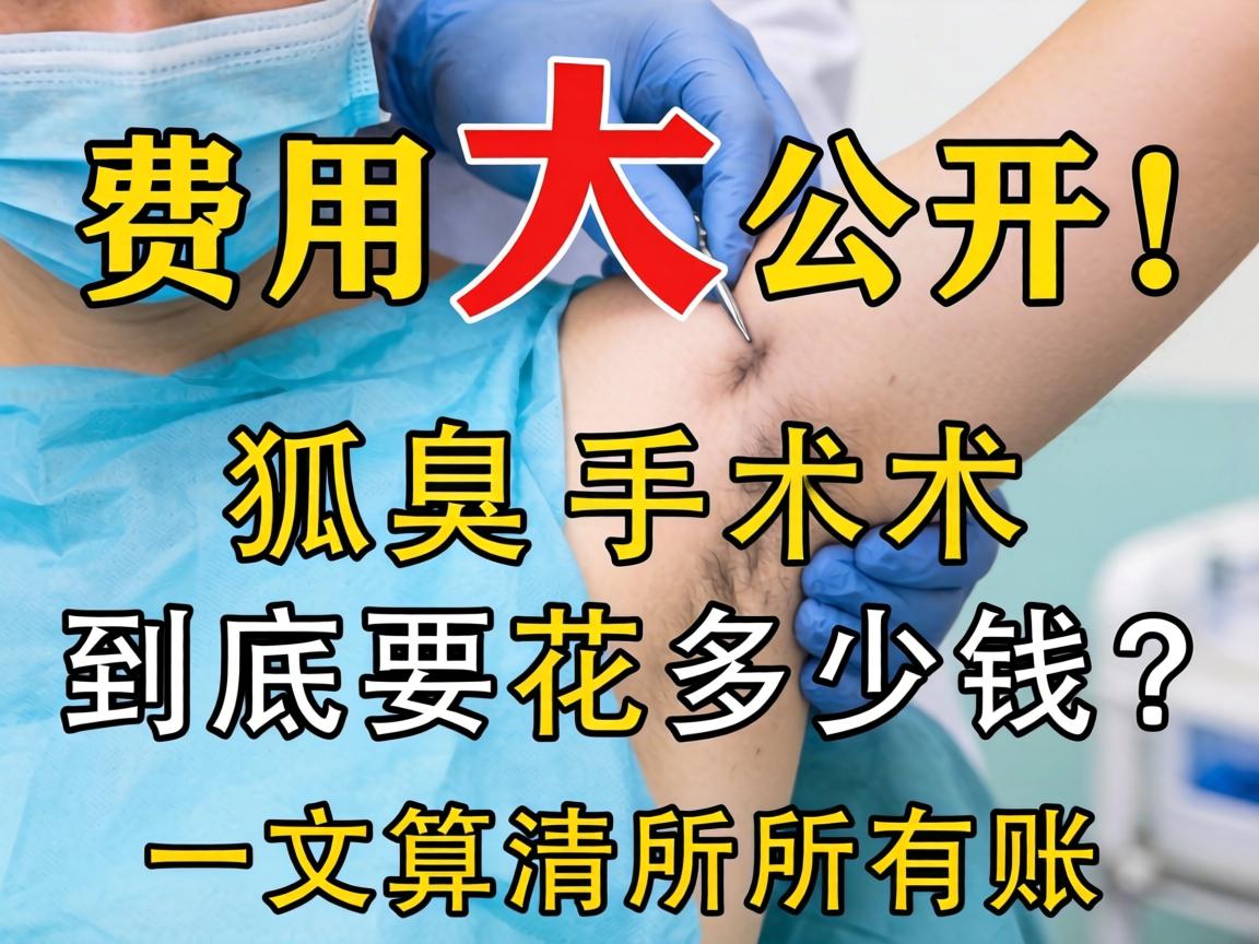狐臭手术费用大公开!狐臭手术到底要花多少钱?一文算清所有账 狐臭手术费用大公开!狐臭手术到底要花多少钱?一文算清所有账