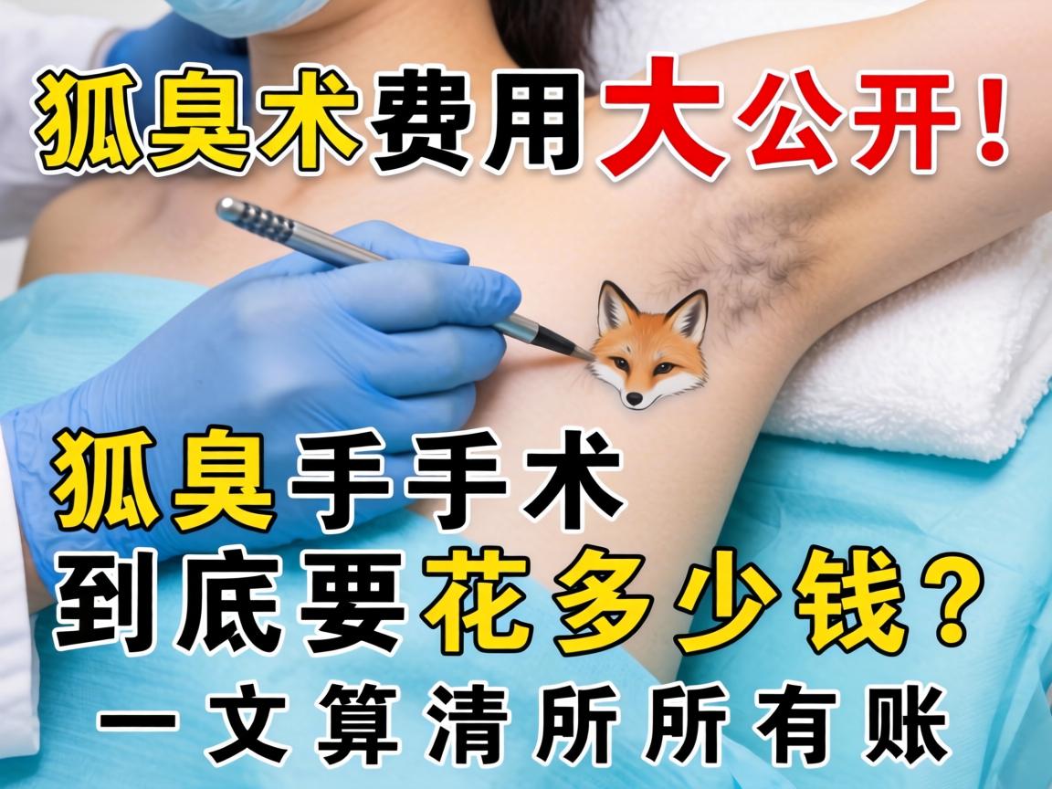 狐臭手术费用大公开!狐臭手术到底要花多少钱?一文算清所有账 狐臭手术费用大公开!狐臭手术到底要花多少钱?一文算清所有账