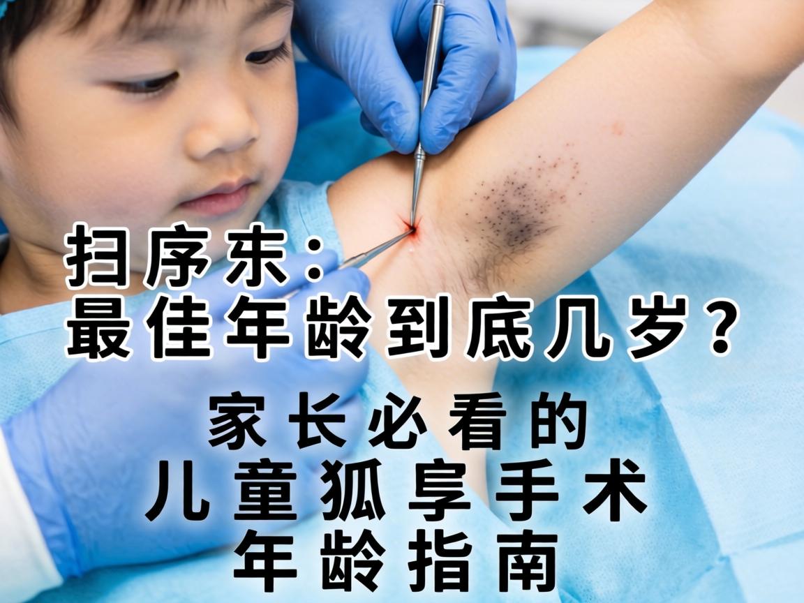孩子狐臭手术,最佳年龄到底几岁?家长必看的儿童狐臭手术年龄指南 孩子狐臭手术,最佳年龄到底几岁?家长必看的儿童狐臭手术年龄指南