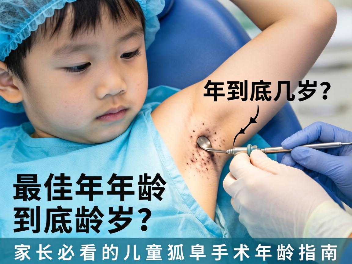 孩子狐臭手术,最佳年龄到底几岁?家长必看的儿童狐臭手术年龄指南 孩子狐臭手术,最佳年龄到底几岁?家长必看的儿童狐臭手术年龄指南