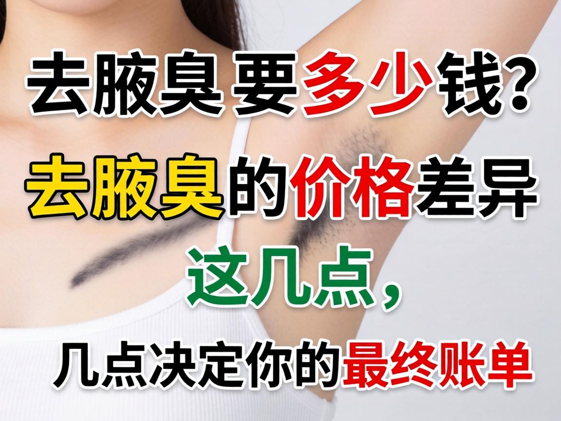 去腋臭要多少钱?去腋臭的价格差异,这几点决定你的最终账单 去腋臭要多少钱?去腋臭的价格差异,这几点决定你的最终账单