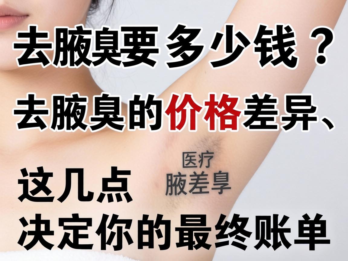 去腋臭要多少钱?去腋臭的价格差异,这几点决定你的最终账单 去腋臭要多少钱?去腋臭的价格差异,这几点决定你的最终账单