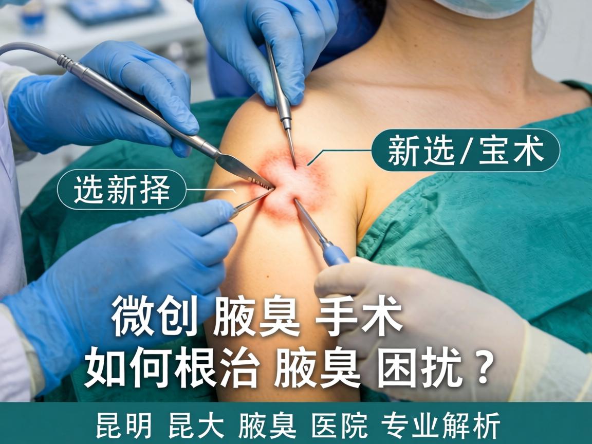 腋臭手术新选择，微创腋臭手术如何根治腋臭困扰？昆明昆大腋臭医院专业解析