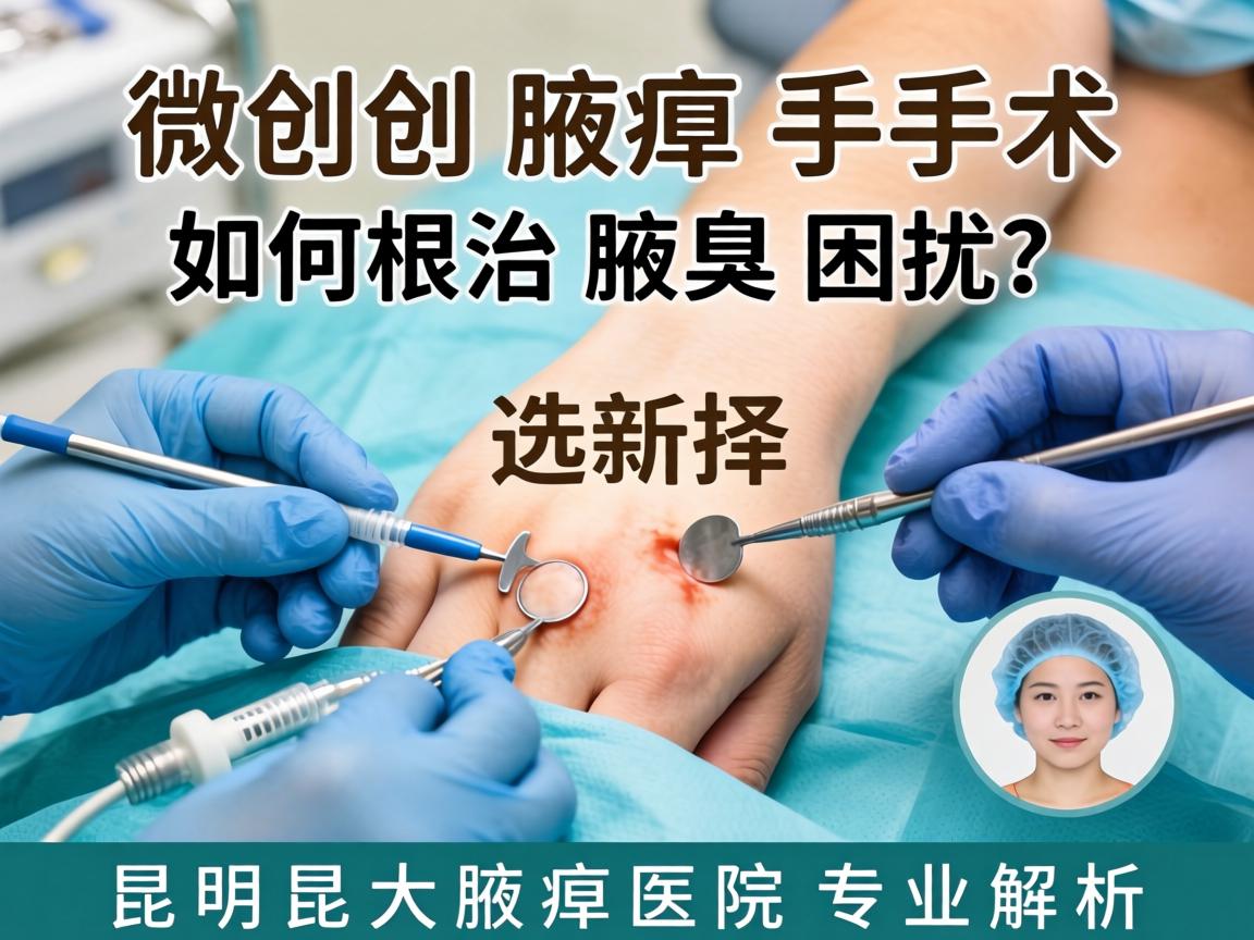 腋臭手术新选择，微创腋臭手术如何根治腋臭困扰？昆明昆大腋臭医院专业解析