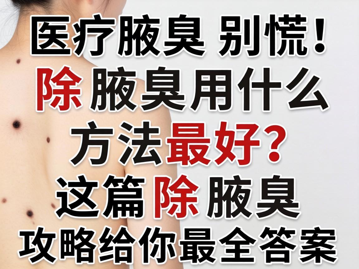 腋臭别慌!除腋臭用什么方法最好?这篇除腋臭攻略给你最全答案 腋臭别慌!除腋臭用什么方法最好?这篇除腋臭攻略给你最全答案