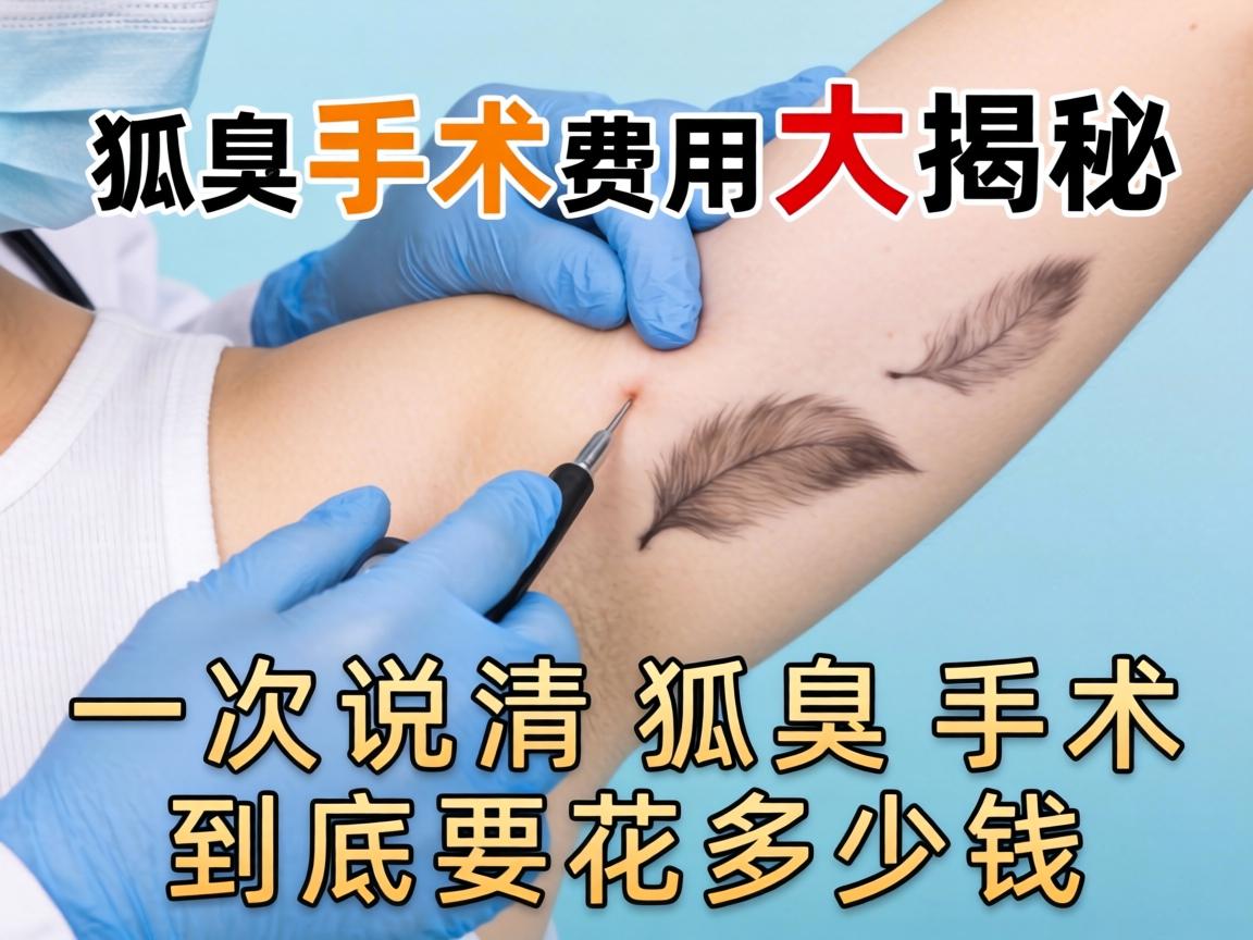 狐臭手术费用大揭秘，一次说清狐臭手术到底要花多少钱
