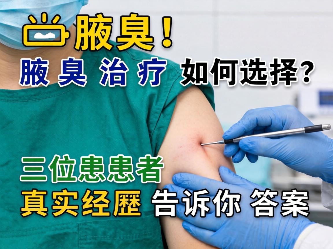 腋臭手术!腋臭治疗如何选择?三位患者的真实经历告诉你答案 腋臭手术!腋臭治疗如何选择?三位患者的真实经历告诉你答案