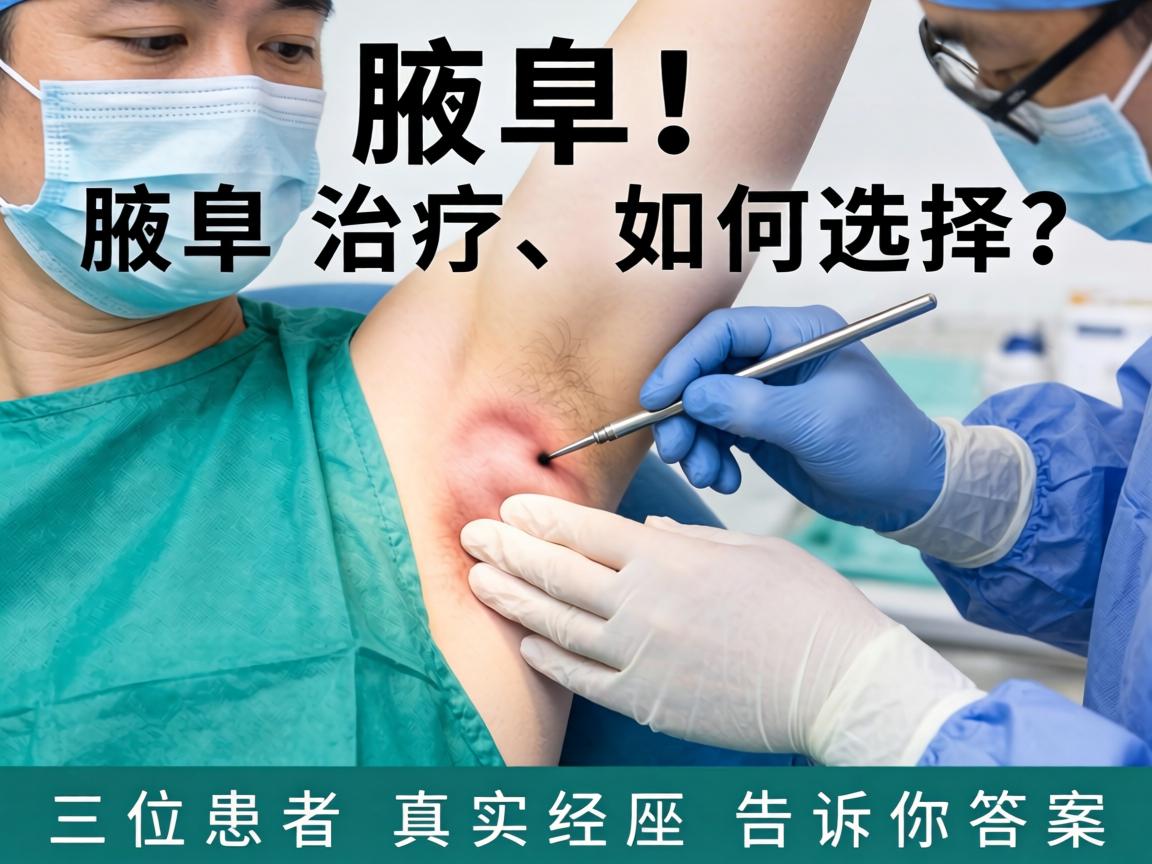 腋臭手术!腋臭治疗如何选择?三位患者的真实经历告诉你答案 腋臭手术!腋臭治疗如何选择?三位患者的真实经历告诉你答案