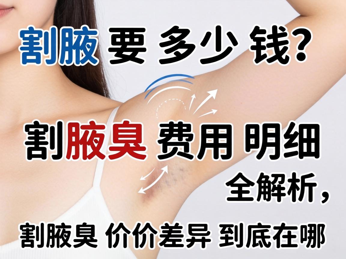 割腋臭要多少钱?割腋臭费用明细全解析,割腋臭价格差异到底在哪 割腋臭要多少钱?割腋臭费用明细全解析,割腋臭价格差异到底在哪